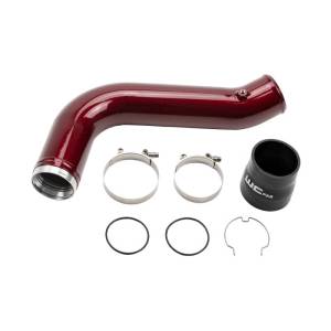 Wehrli Custom Fabrication - Wehrli Custom Fabrication 2017-2019 L5P Duramax 3.5" Passenger (Cold) Side Intercooler Pipe Kit - WCF100530