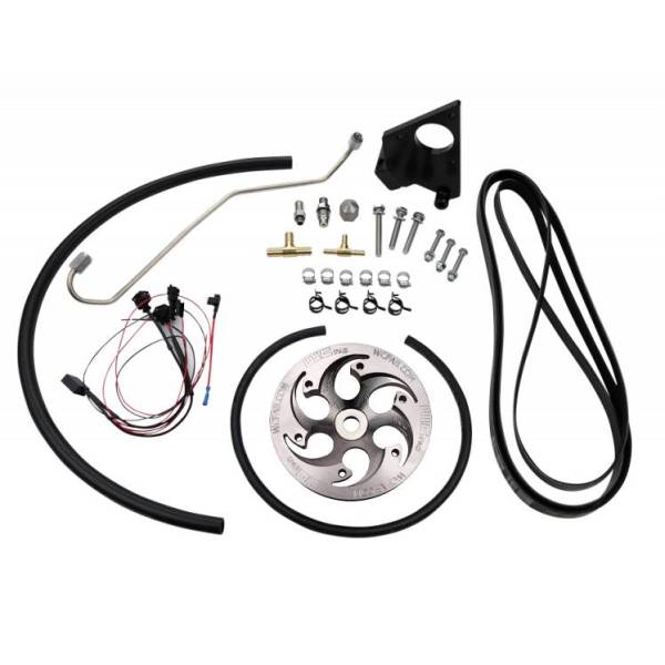 Wehrli Custom Fabrication - Wehrli Custom Fabrication 2004.5-2005 LLY Duramax Twin CP3 Kit Raw/Custom Pulley - WCF100246