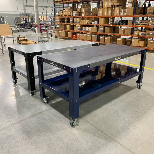 Wehrli Custom Fabrication - Wehrli Custom Fabrication 32 in. x 90 in. Modular Steel Work Bench - WCF25-3290-120