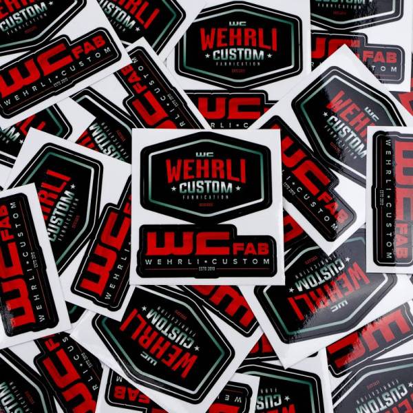 Wehrli Custom Fabrication - Wehrli Custom Fabrication Wehrli Custom Assorted Die Cut Sticker Sheet -