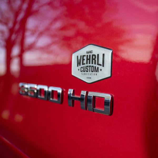 Wehrli Custom Fabrication - Wehrli Custom Fabrication Wehrli Custom Badge Gel Stickers - WCF100803 (Black)  WCF100806 (Red)