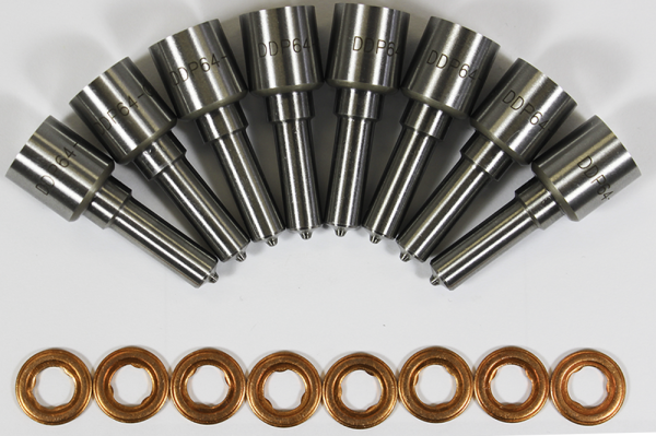 Dynomite Diesel - Dynomite Diesel Ford 6.4L Nozzle Set 30 Percent Over - DDPFD64-100NZ