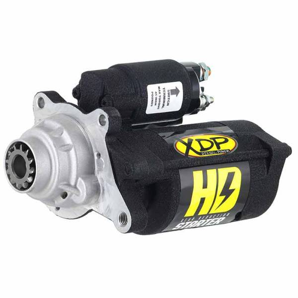 XDP Xtreme Diesel Performance - XDP Xtreme Diesel Performance Gear Reduction Starter 08-10 Ford 6.4L Powerstroke Wrinkle Black - XD256