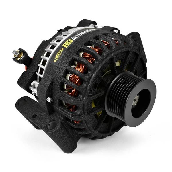 XDP Xtreme Diesel Performance - XDP Xtreme Diesel Performance Wrinkle Black HD High Output Alternator 1999-2003 Ford 7.3L Powerstroke - XD356