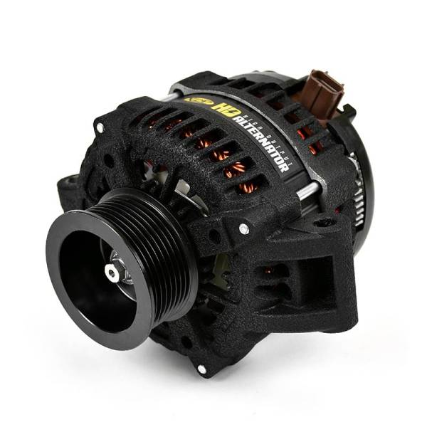 XDP Xtreme Diesel Performance - XDP Xtreme Diesel Performance Wrinkle Black HD High Output Alternator 2008-2010 Ford 6.4L Powerstroke - XD353