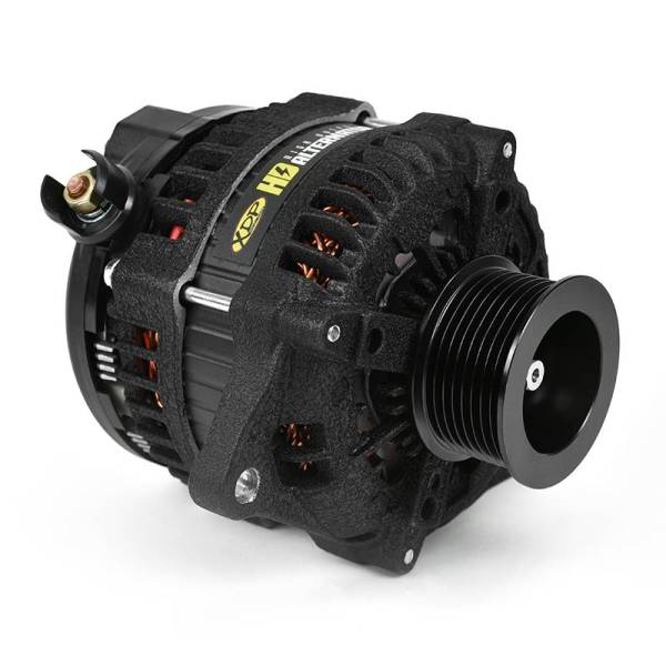 XDP Xtreme Diesel Performance - XDP Xtreme Diesel Performance Wrinkle Black HD High Output Alternator 2011-2016 Ford 6.7L Powerstroke - XD352