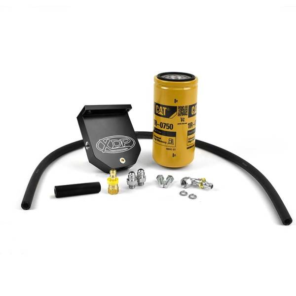 XDP Xtreme Diesel Performance - XDP Xtreme Diesel Performance Fuel Filter Adapter With CAT 1R-0750 Filter 2007.5-2009 Dodge Cummins 6.7L - XD391