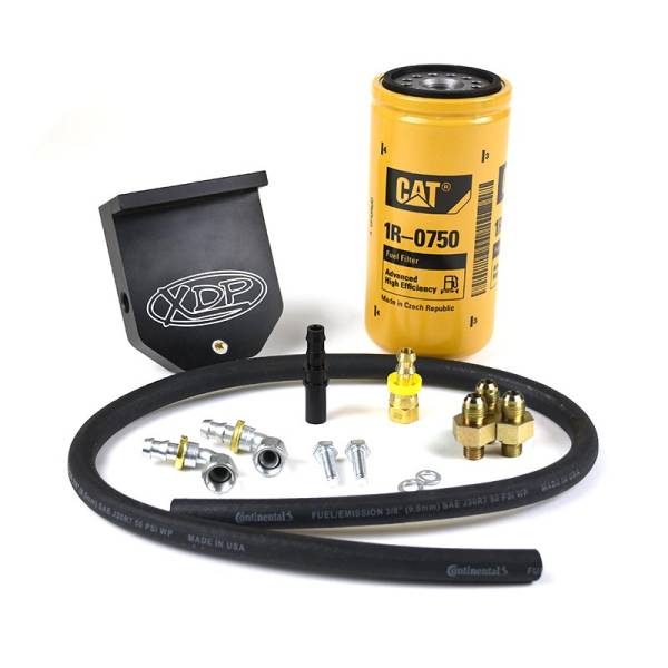 XDP Xtreme Diesel Performance - XDP Xtreme Diesel Performance Fuel Filter Adapter With CAT 1R-0750 Filter 10-18 Dodge Cummins 6.7L CAT Filter Adapter - XD381