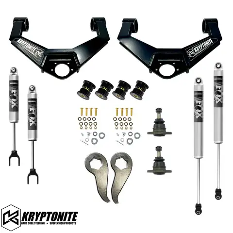 KRYPTONITE - KRYPTONITE STAGE 3 LEVELING KIT WITH FOX SHOCKS 2011-2019