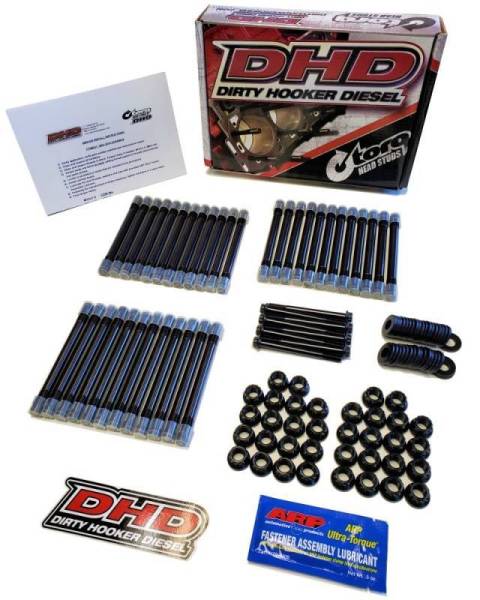 DHD - Dirty Hooker Diesel - DHD 800-026 TORQ Series 8740 Chromoly Duramax Head Studs 2001-2016 LB7 LLY LBZ LMM LML