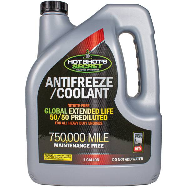 Hot Shot's Secret - Hot Shot's Secret 750K 50/50 RED ANTIFREEZE - 1 GALLON