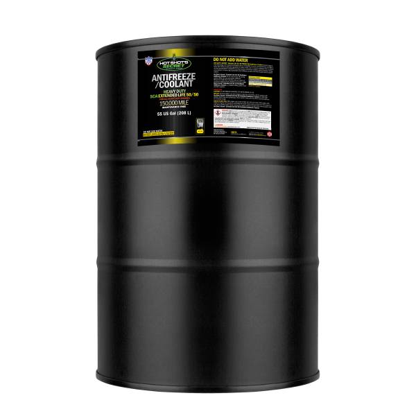 Hot Shot's Secret - Hot Shot's Secret 150K 50/50 YELLOW ANTIFREEZE - 55 GAL DRUM