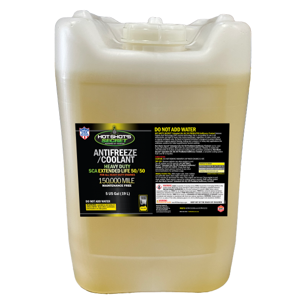 Hot Shot's Secret - Hot Shot's Secret 150K 50/50 YELLOW ANTIFREEZE - 5 GALLON