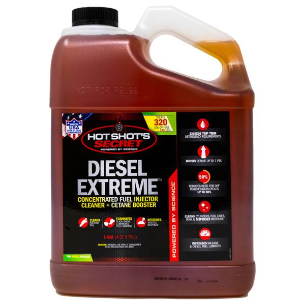 Hot Shot's Secret - Hot Shot's Secret DIESEL EXTREME Injector Cleaner & Cetane Boost - 1 GALLON