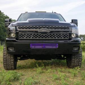 Wehrli Custom Fabrication - Wehrli Custom Fabrication 2011-2014 Chevrolet Silverado 2500/3500HD Lower Valance Filler Panel with Tow Hook Cutouts - WCF100368 - Image 4