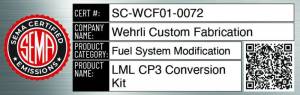 Wehrli Custom Fabrication - Wehrli Custom Fabrication 2011-2016 LML Duramax CP3 Conversion Kit - WCF100260 - Image 2