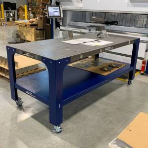 Wehrli Custom Fabrication - Wehrli Custom Fabrication 32 in. x 90 in. Modular Steel Work Bench - WCF25-3290-120 - Image 7