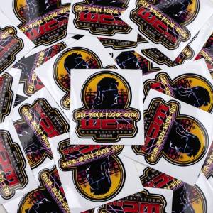 Wehrli Custom Fabrication - Wehrli Custom Fabrication Get Your Flow Sunset Rider Sticker - WCF100088 - Image 1