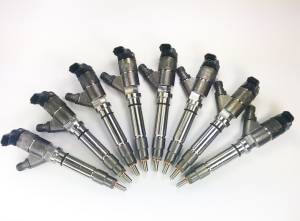 Dynomite Diesel Duramax 04.5-05 LLY Reman Injector Set 45 Percent Over 100hp - DDPLLY-100