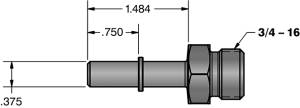 Fleece Performance - Fleece Performance 3/8 Inch Quick Connect to 3/4 Inch-16 O-ring (-8 AN) - FPE-34551-A - Image 1