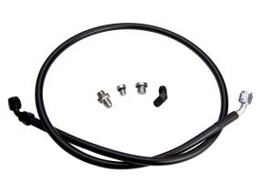 Fleece Performance Remote Turbo Oil Feed Line Kit for 2001-2016 Duramax with 1/4 NPT Turbo Oil Inlet (s300/s400) 2001-2016 GM 2500/3500 - FPE-DTFL-S3S4-0116
