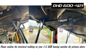 DHD - Dirty Hooker Diesel - DHD 600-421 Rear Drive Shaft - Rear Hoop Steel 2003-2010 Dodge Truck AAM 11.5 - Image 4