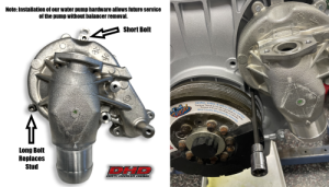 DHD - Dirty Hooker Diesel - DHD 500-112 High Performance High RPM LB7 & LLY Duramax Water Pump - Image 2